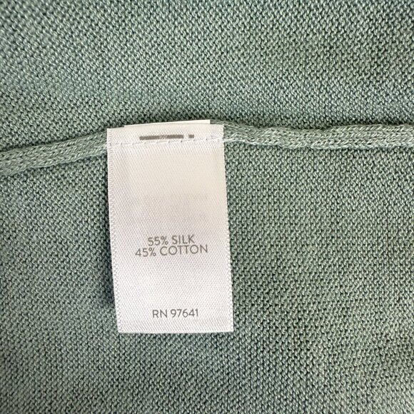 NWT J.Jill Silk & Cotton V-Neck Tunic Sweater • 2X - Picture 6 of 9
